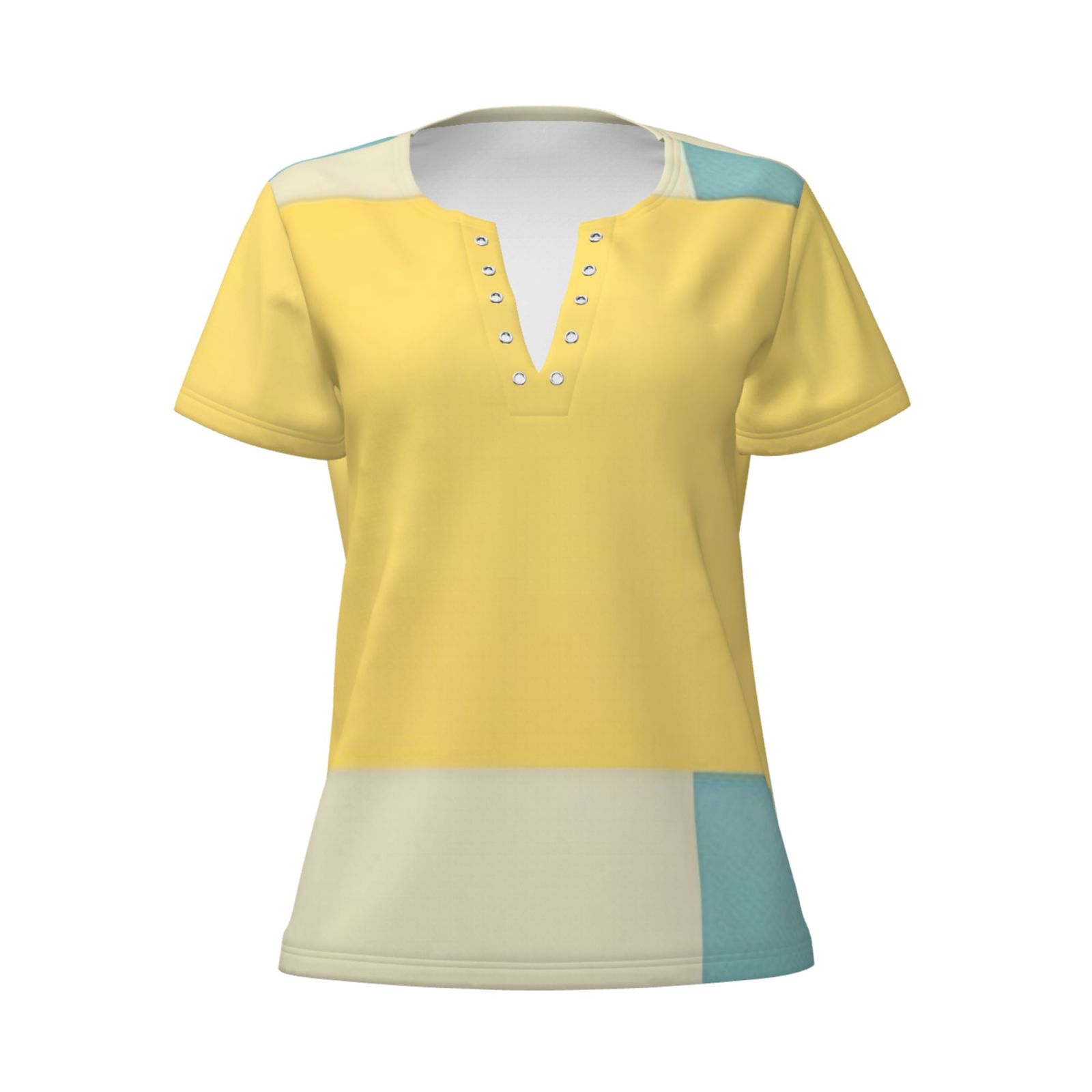 Women's Sexy Deep V Neck Short Sleeve T-Shirt
