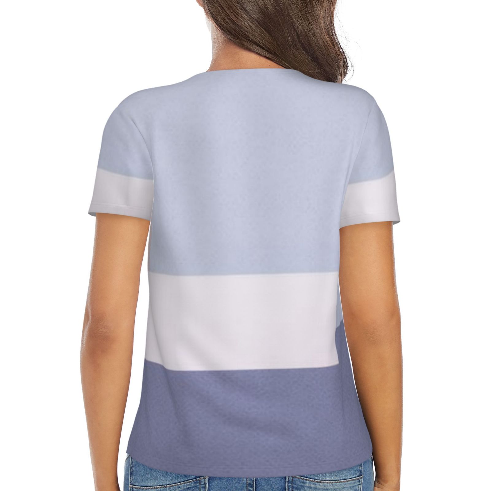 Women's Sexy Deep V Neck Short Sleeve T-Shirt