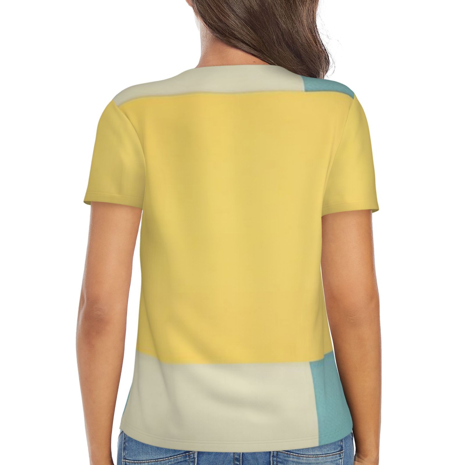 Women's Sexy Deep V Neck Short Sleeve T-Shirt
