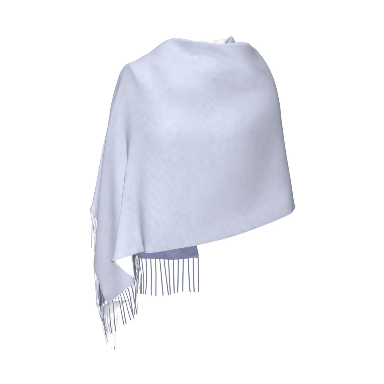 Faux Cashmere Warm Tassel Scarf (Vertical)