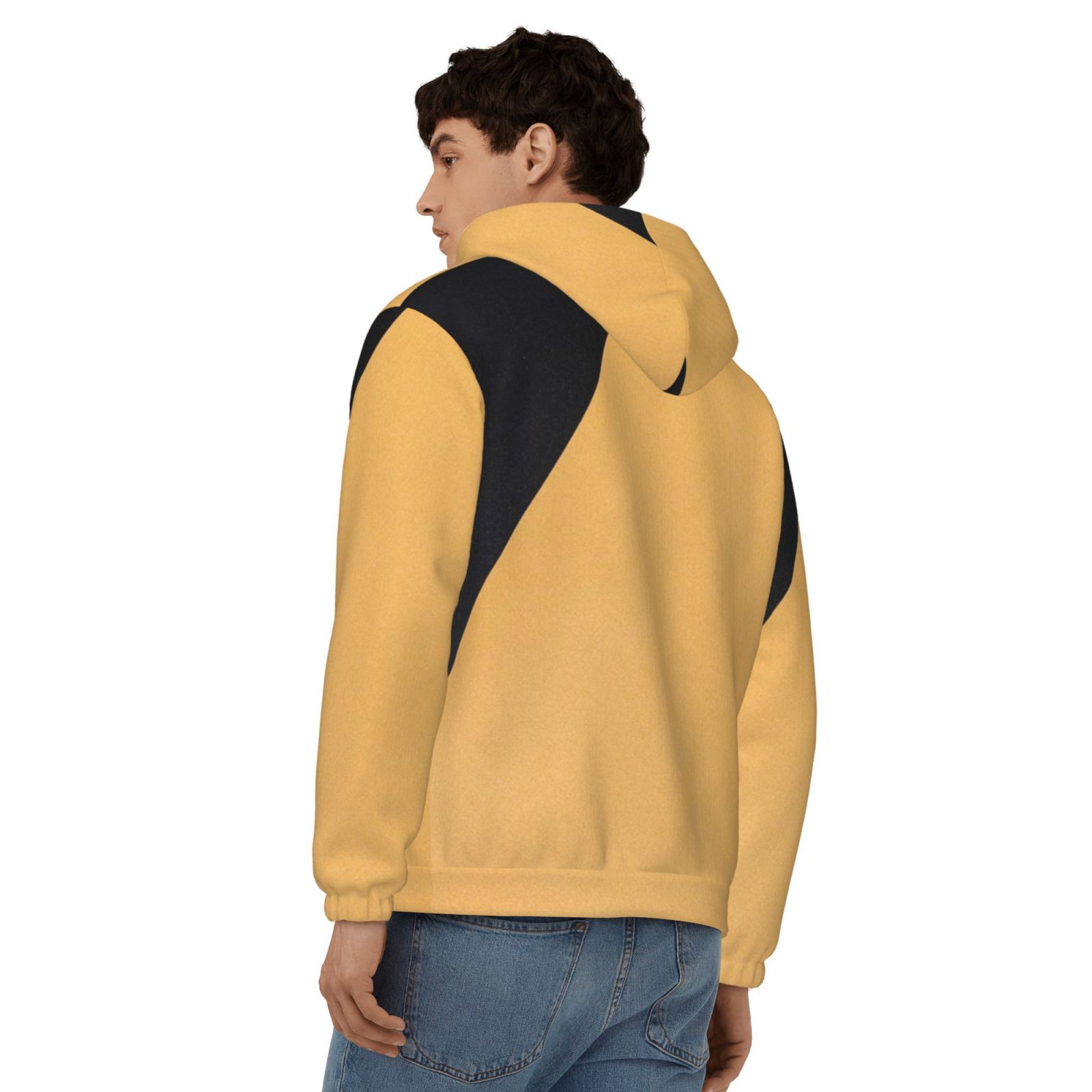 Men's fleece long-sleeved jacket