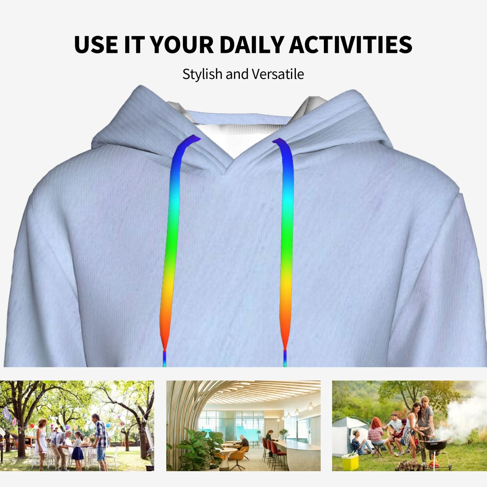 Women's hooded sweatshirt