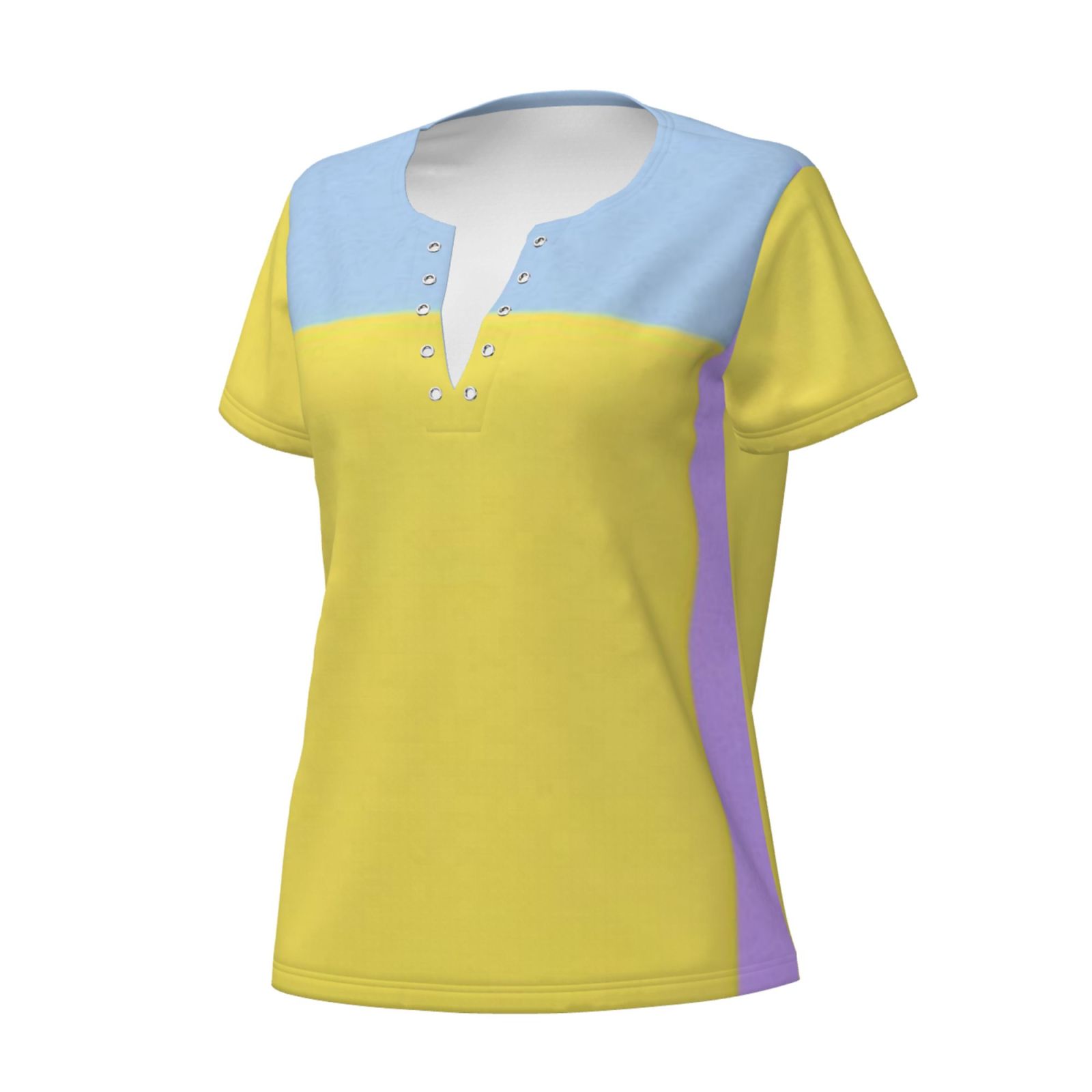 Women's Sexy Deep V Neck Short Sleeve T-Shirt