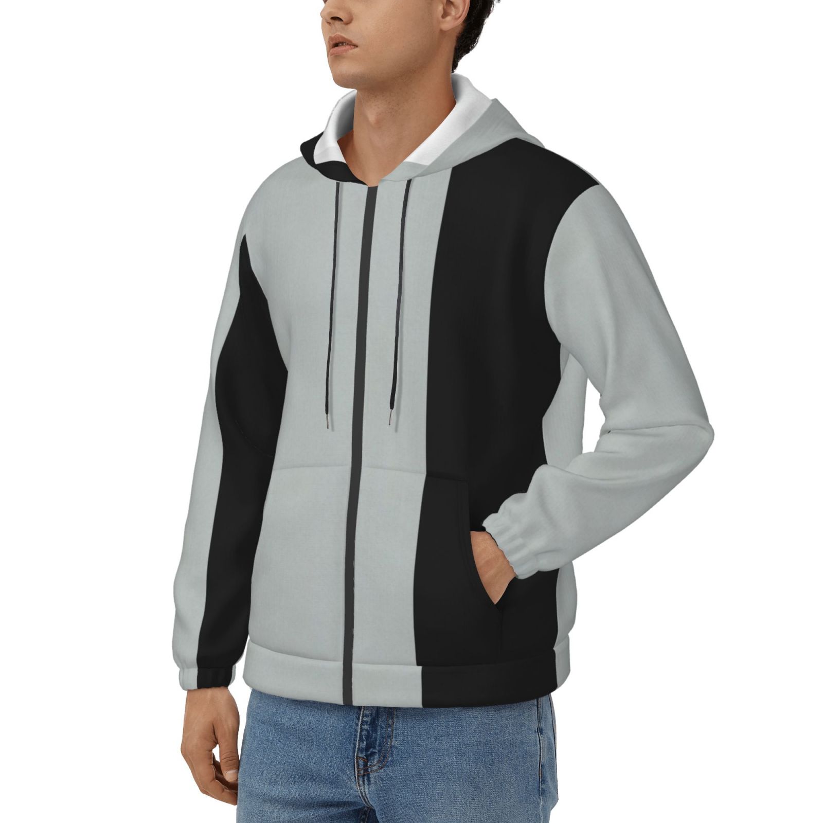 Men's fleece long-sleeved jacket