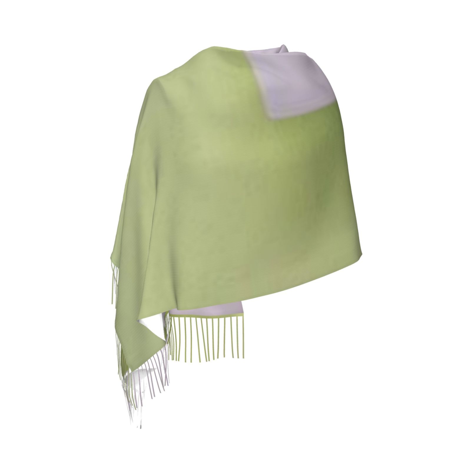 Faux Cashmere Warm Tassel Scarf (Vertical)