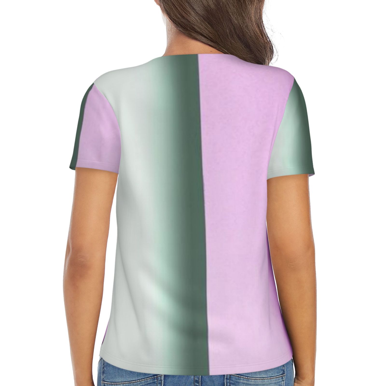 Women's Sexy Deep V Neck Short Sleeve T-Shirt