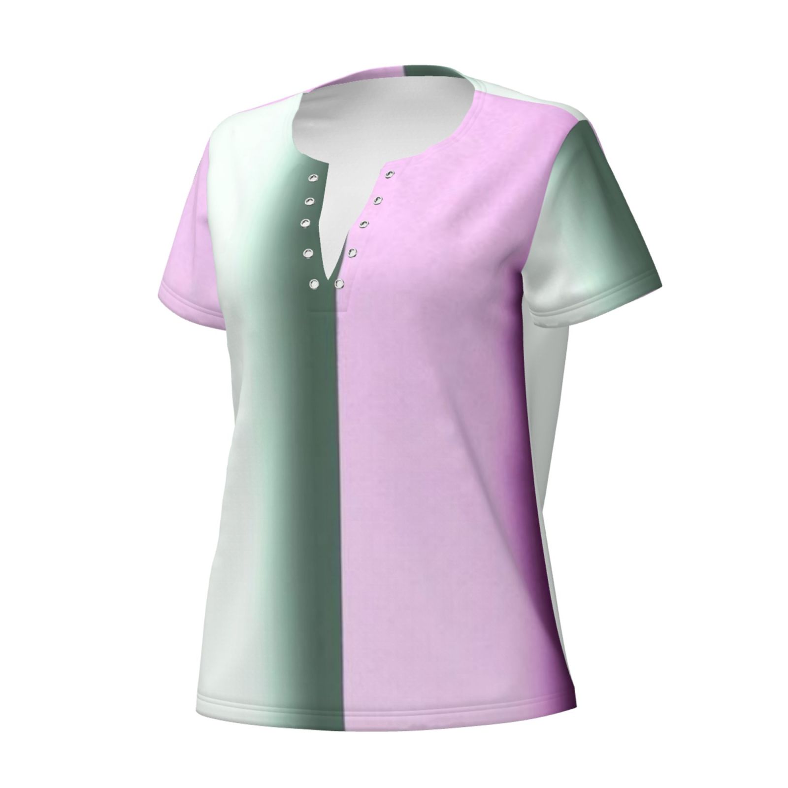 Women's Sexy Deep V Neck Short Sleeve T-Shirt