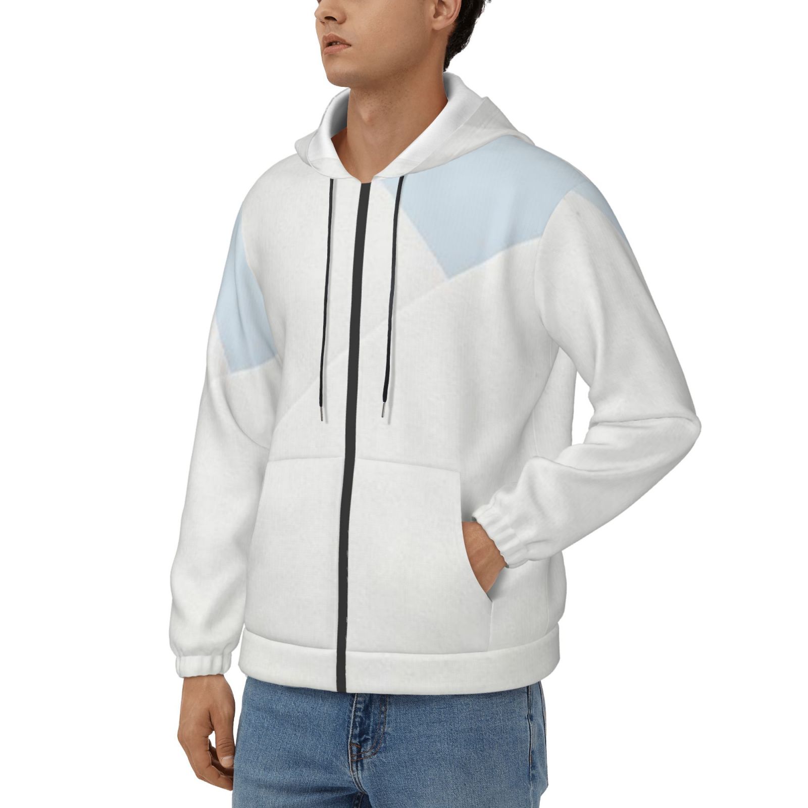 Men's fleece long-sleeved jacket