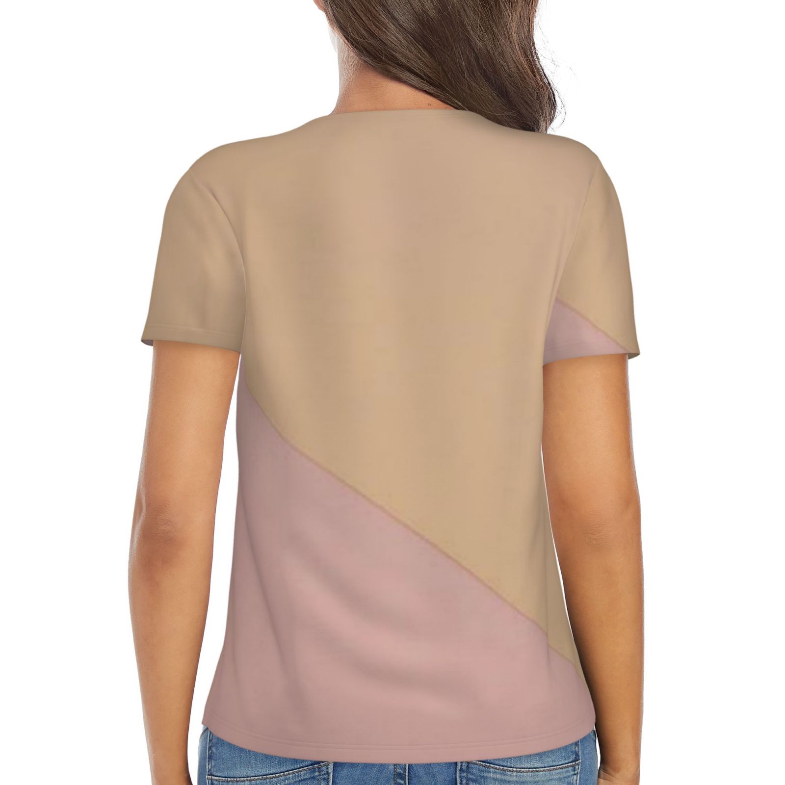 Women's Sexy Deep V Neck Short Sleeve T-Shirt