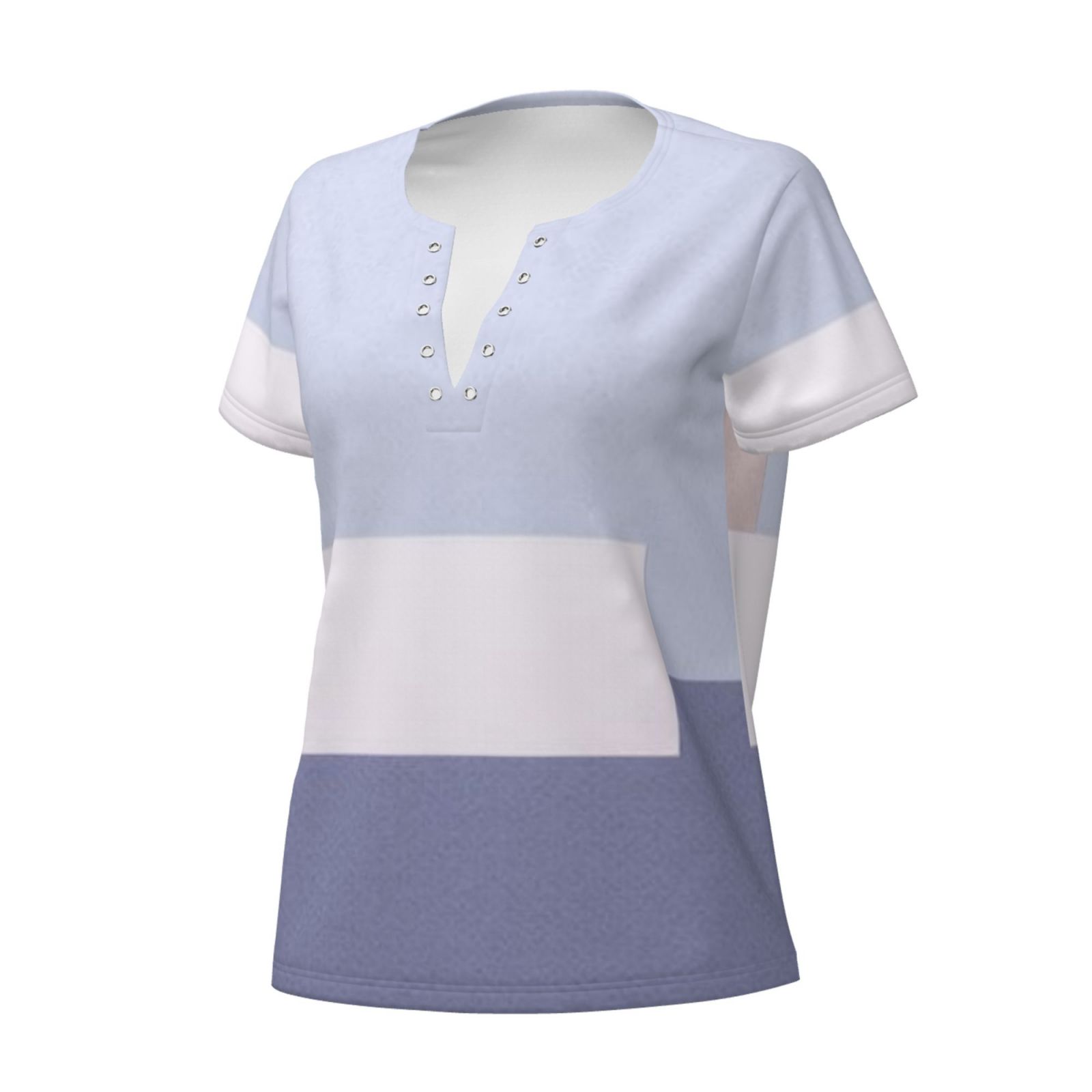 Women's Sexy Deep V Neck Short Sleeve T-Shirt