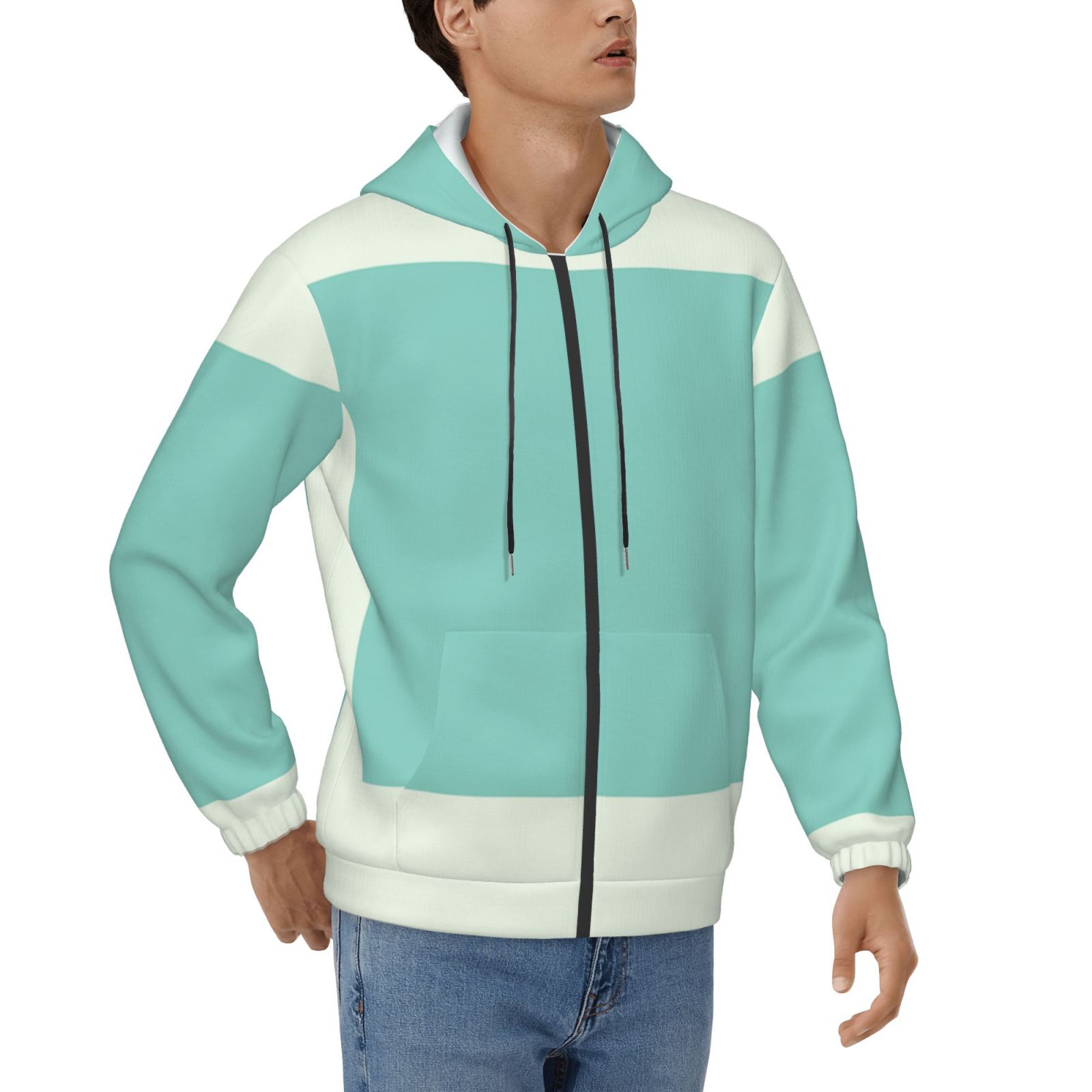Men's fleece long-sleeved jacket