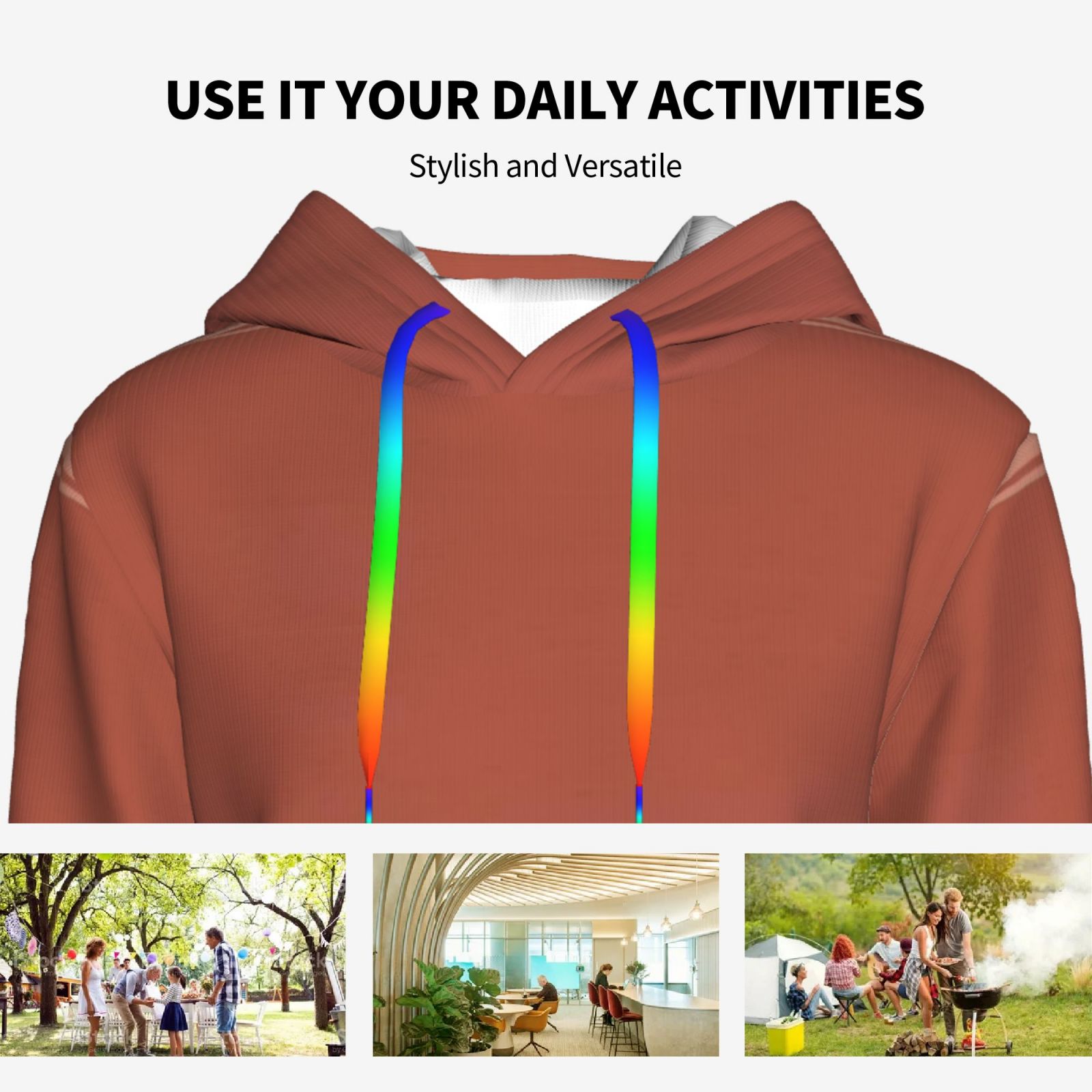 Women's hooded sweatshirt