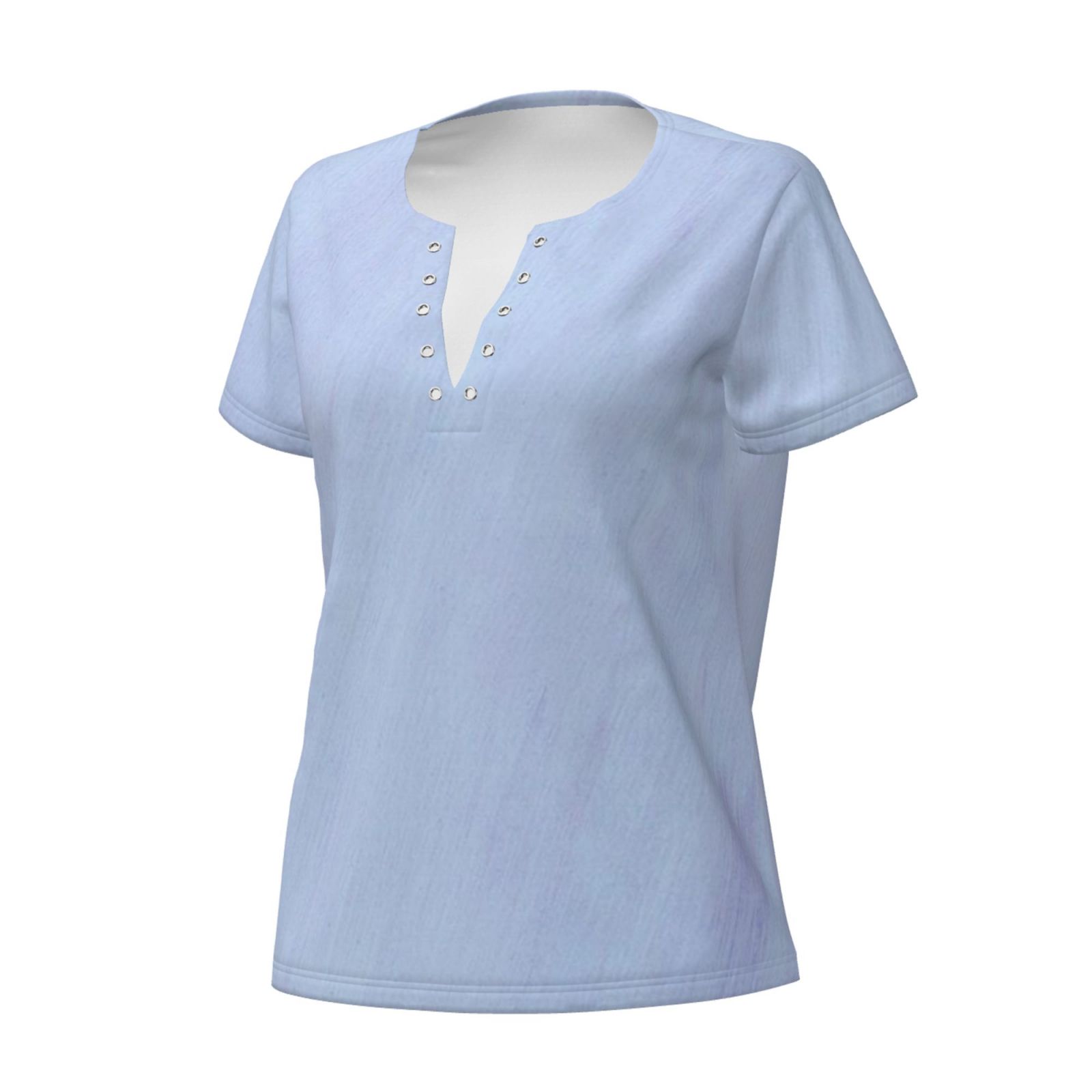 Women's Sexy Deep V Neck Short Sleeve T-Shirt