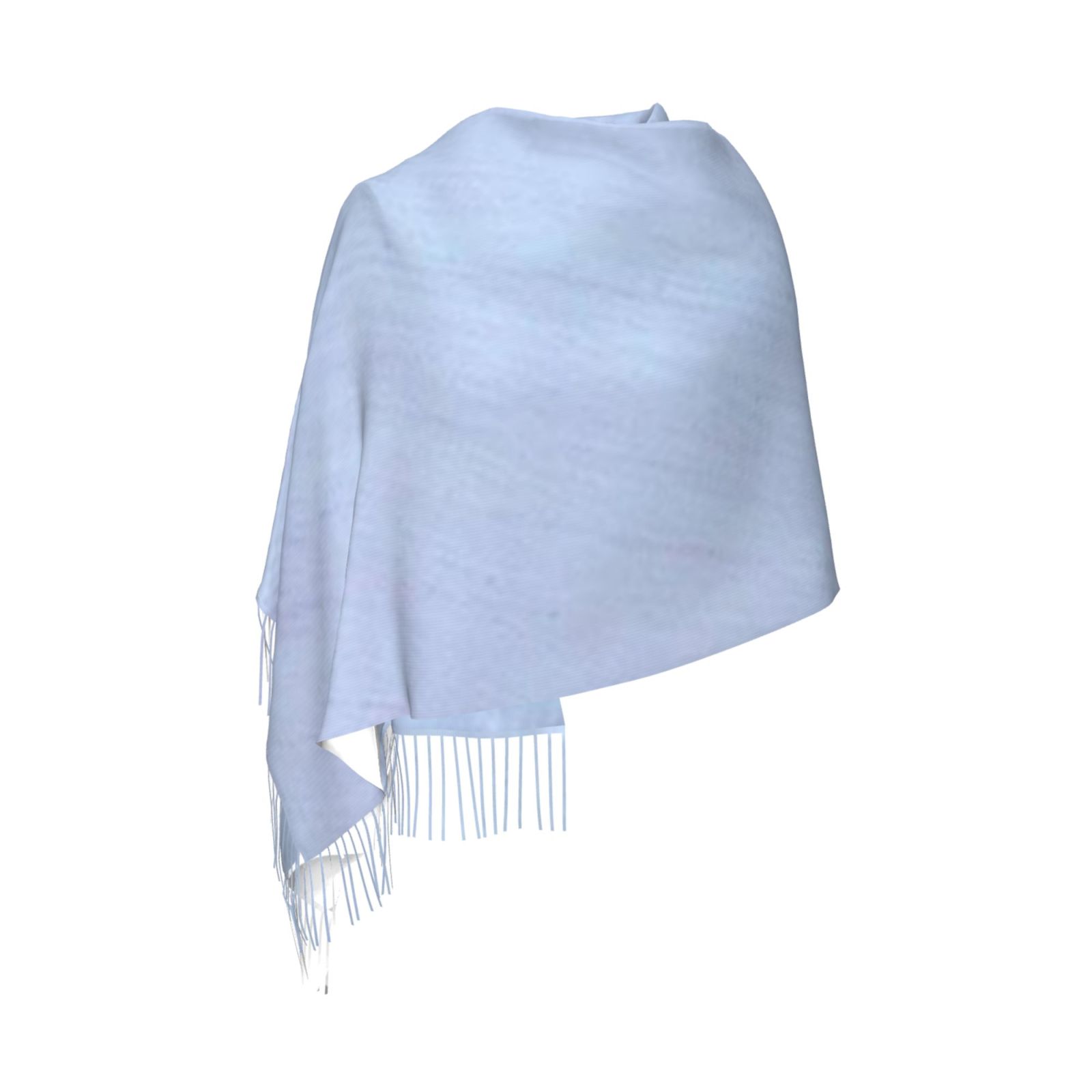 Faux Cashmere Warm Tassel Scarf (Vertical)