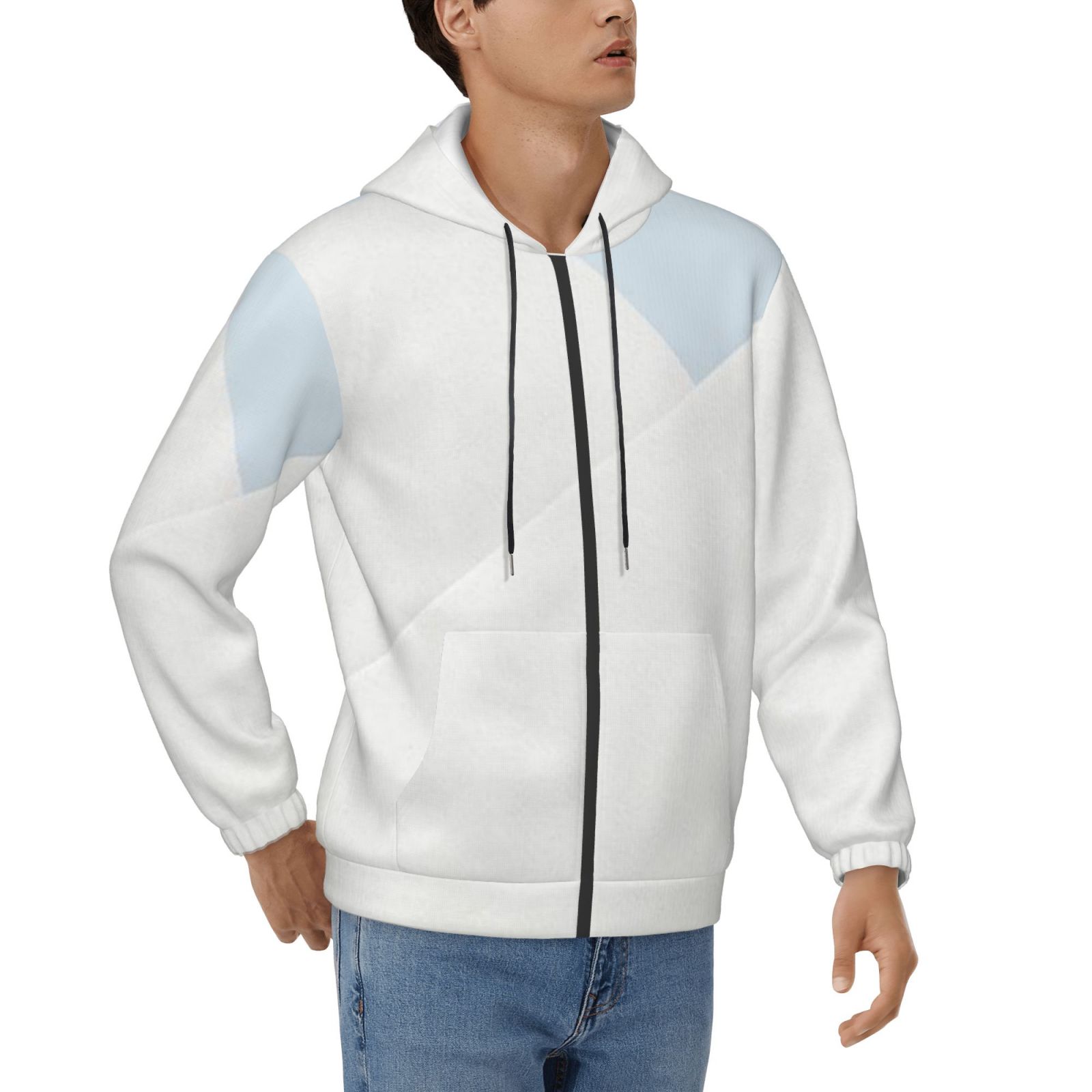 Men's fleece long-sleeved jacket