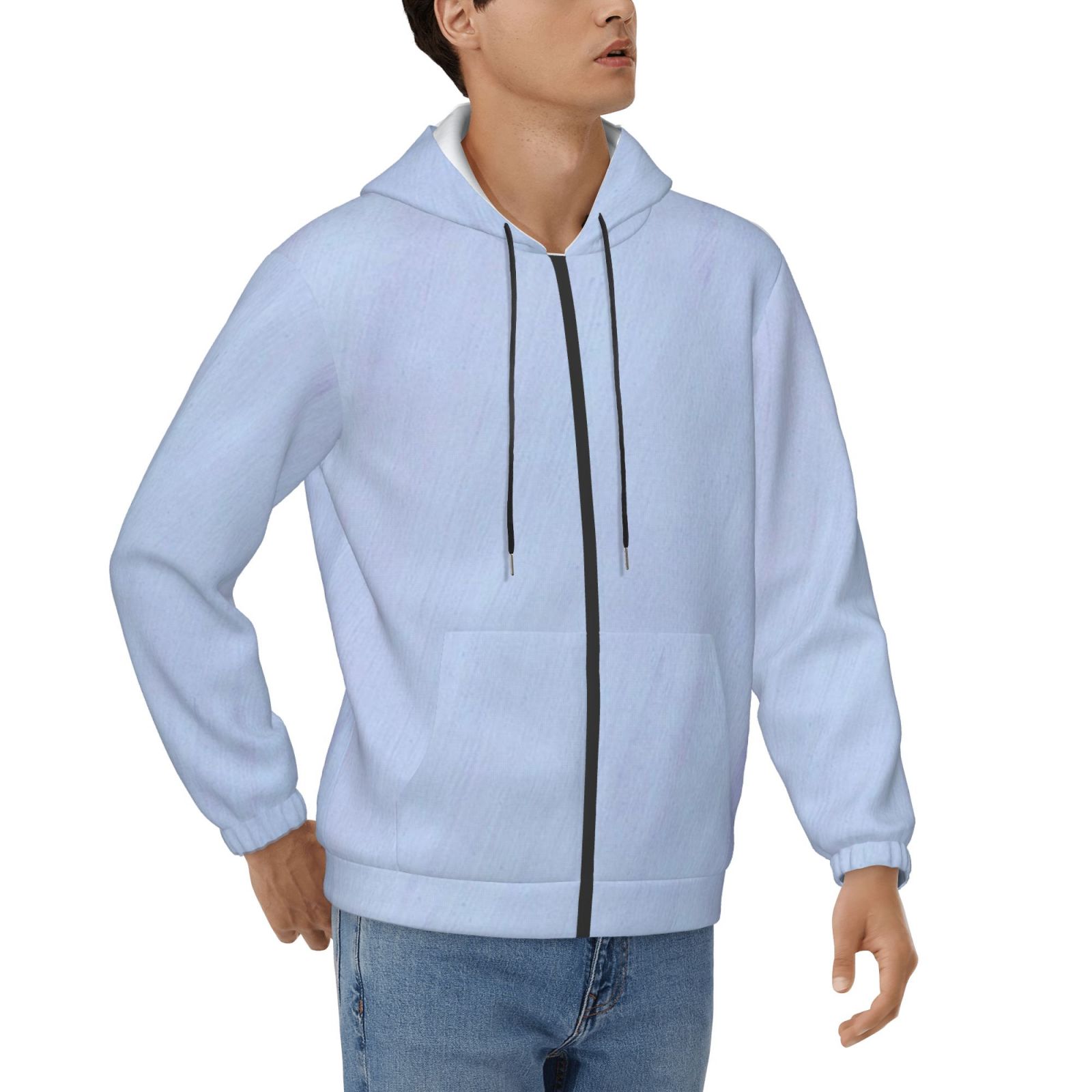 Men's fleece long-sleeved jacket
