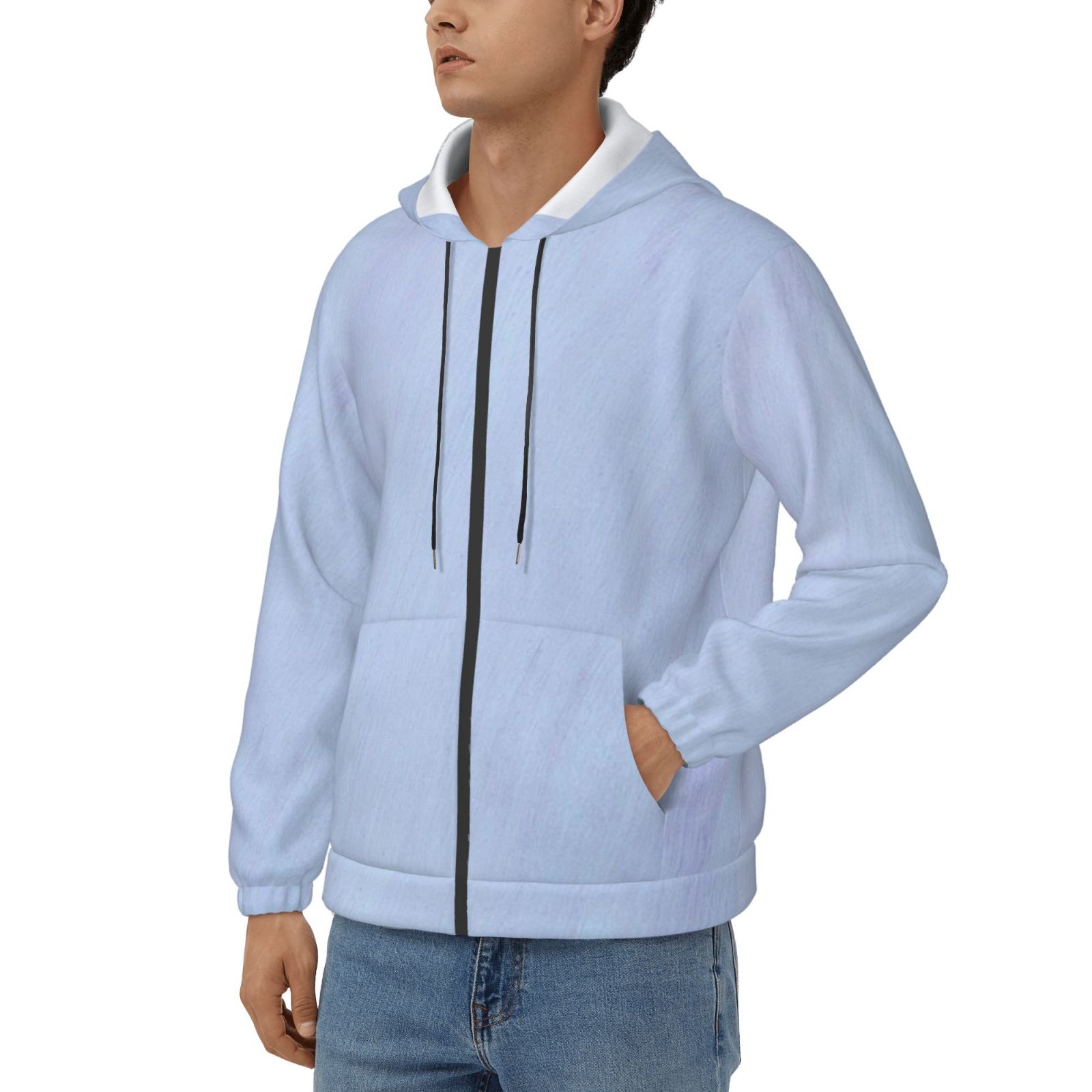 Men's fleece long-sleeved jacket