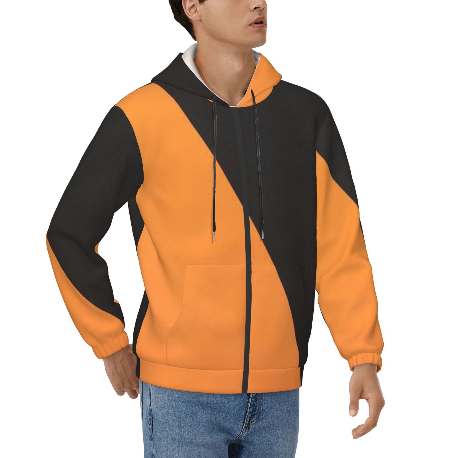Men's fleece long-sleeved jacket