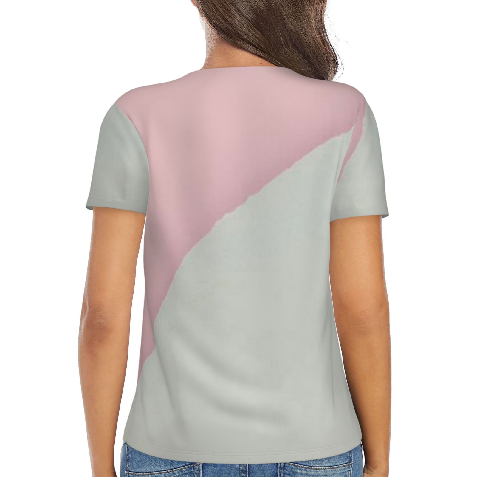 Women's Sexy Deep V Neck Short Sleeve T-Shirt