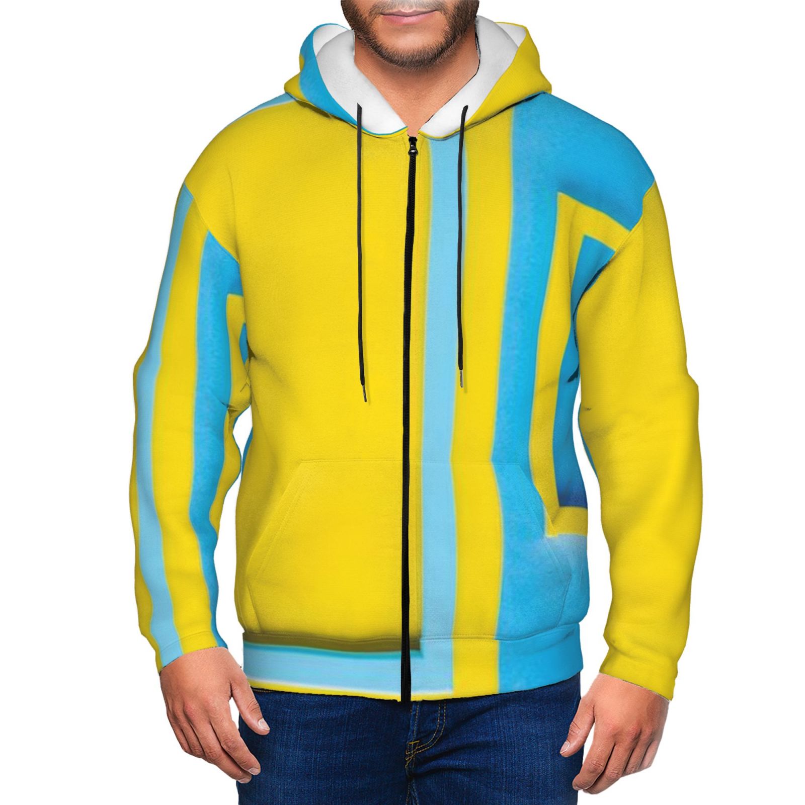 Men's fleece long-sleeved jacket