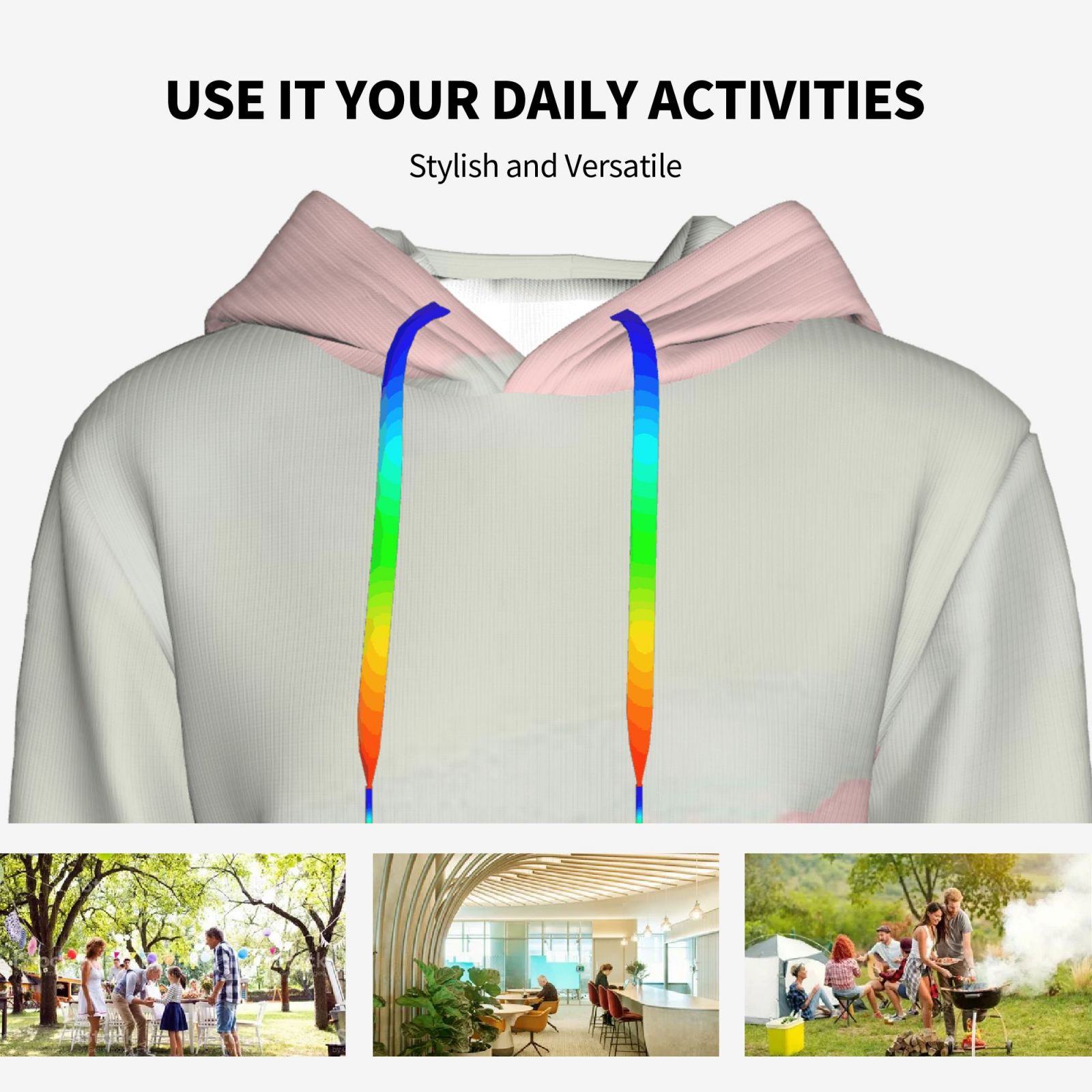 Women's hooded sweatshirt