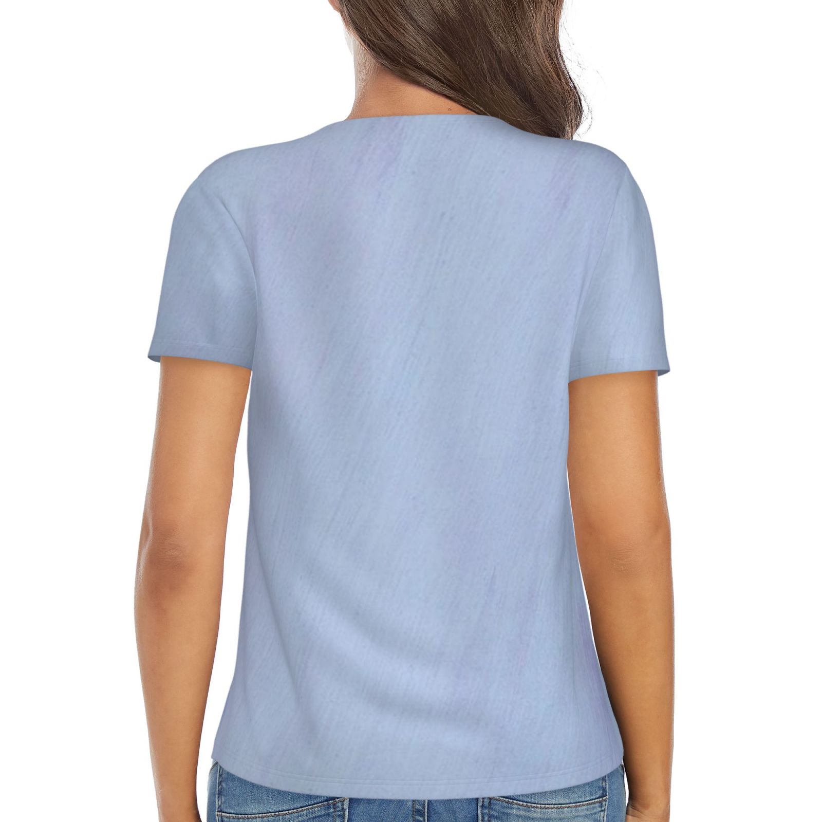 Women's Sexy Deep V Neck Short Sleeve T-Shirt