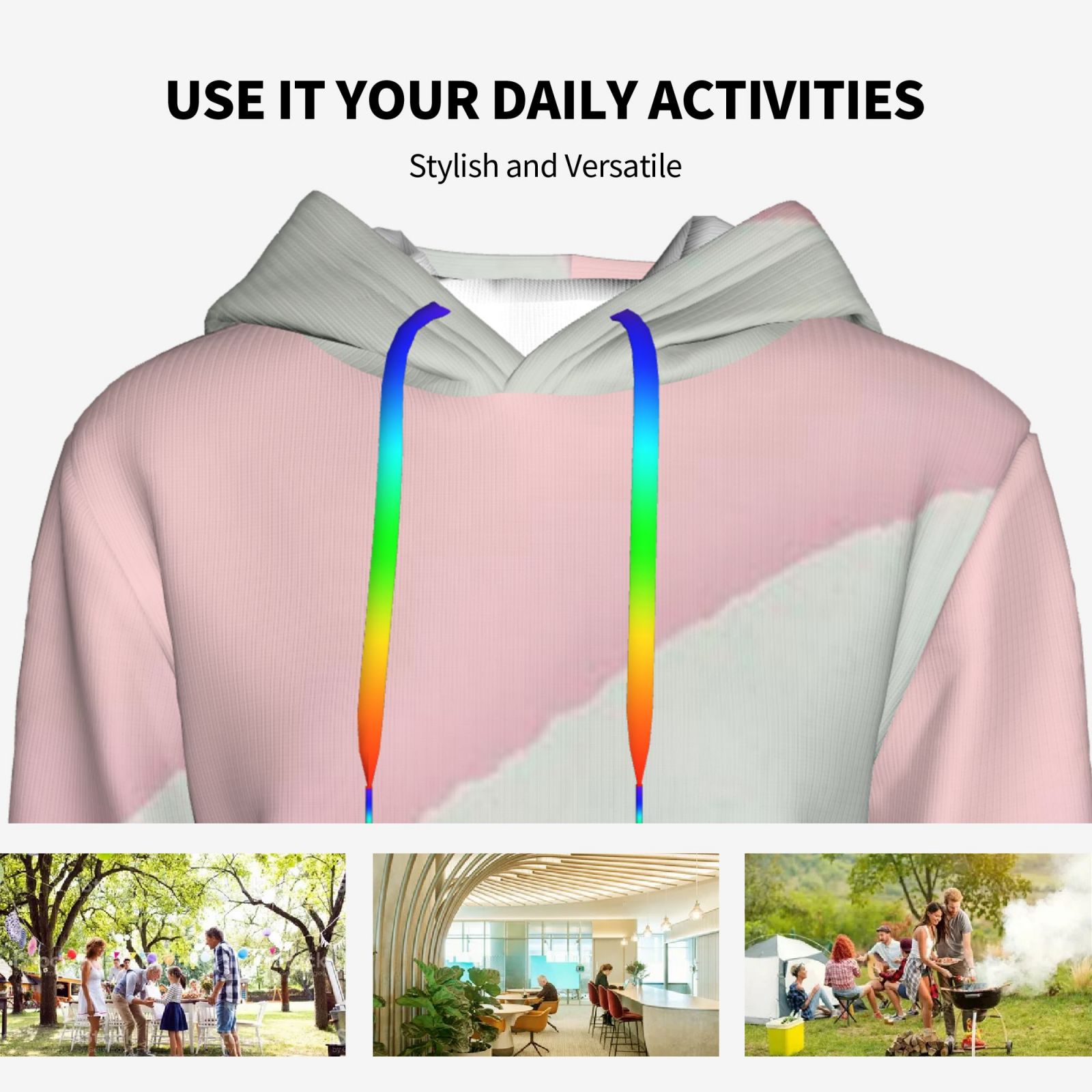 Women's hooded sweatshirt