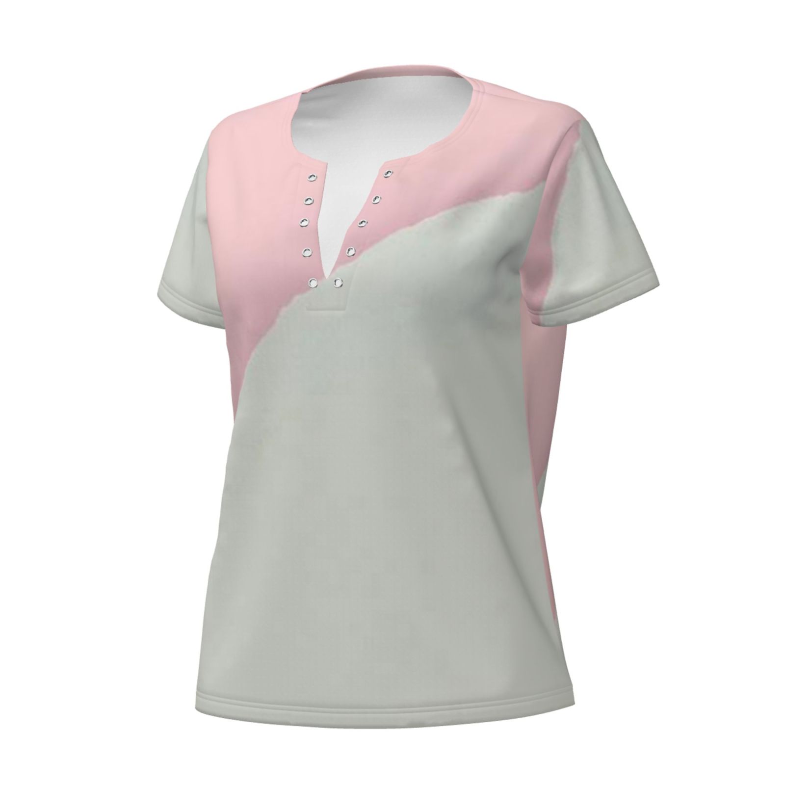 Women's Sexy Deep V Neck Short Sleeve T-Shirt