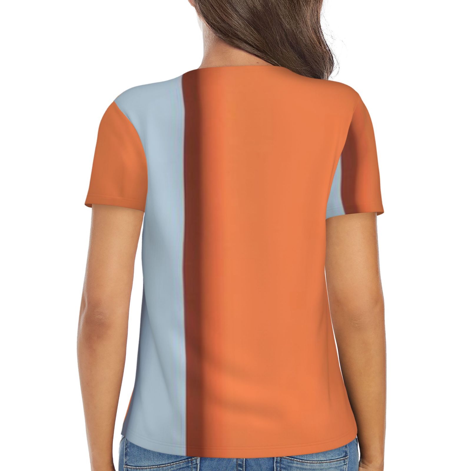 Women's Sexy Deep V Neck Short Sleeve T-Shirt