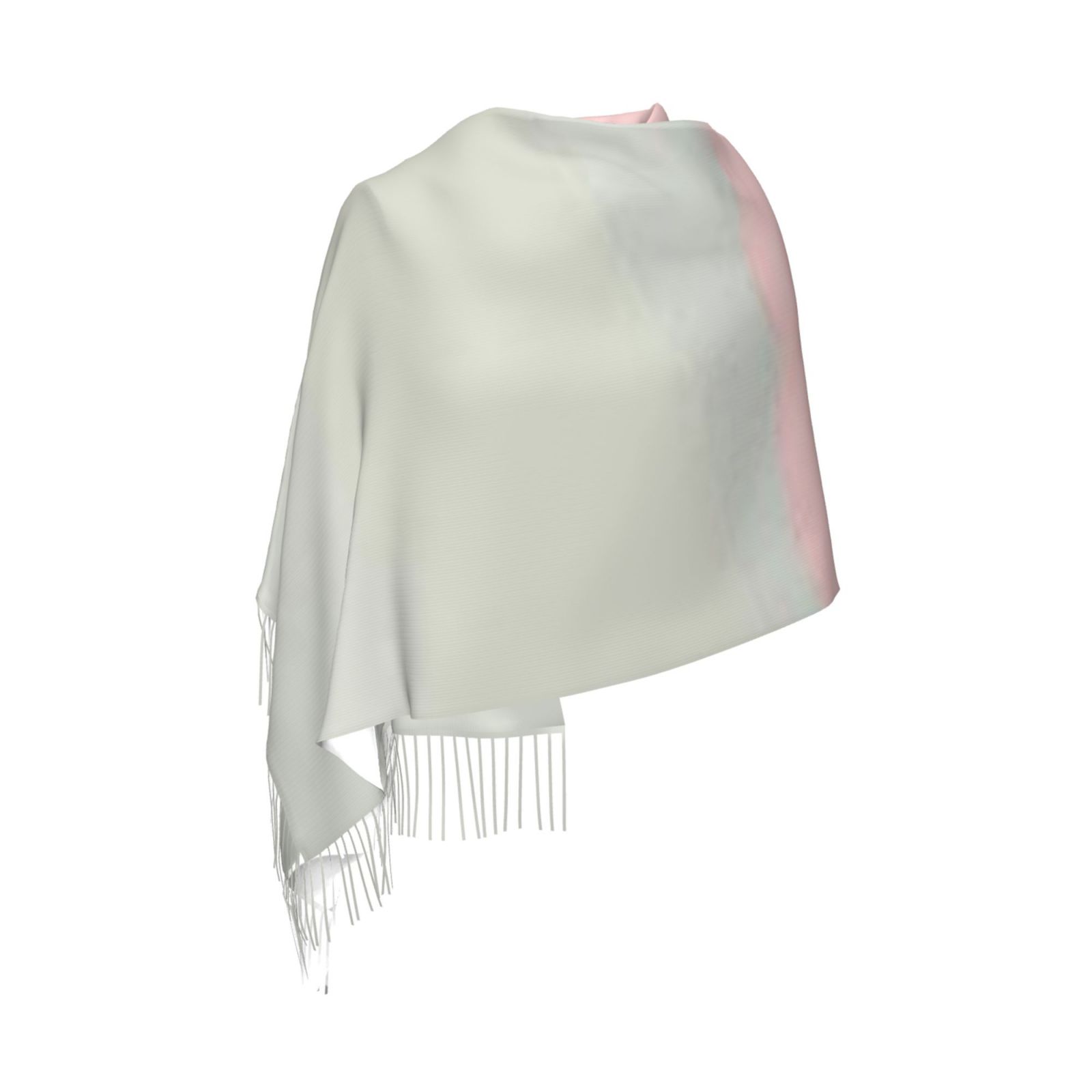 Faux Cashmere Warm Tassel Scarf (Vertical)