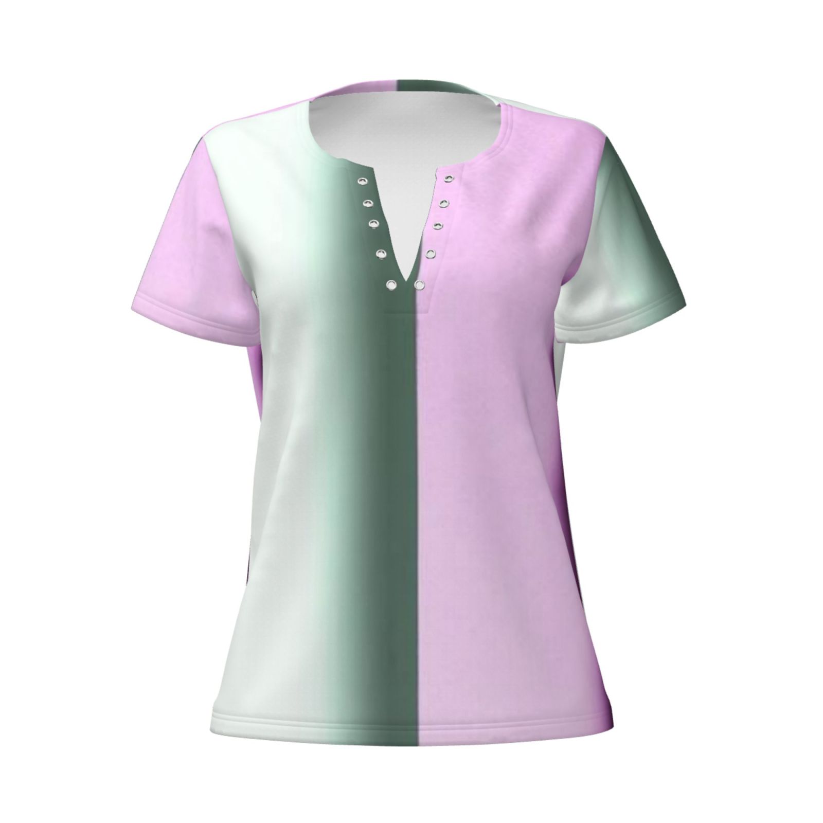 Women's Sexy Deep V Neck Short Sleeve T-Shirt
