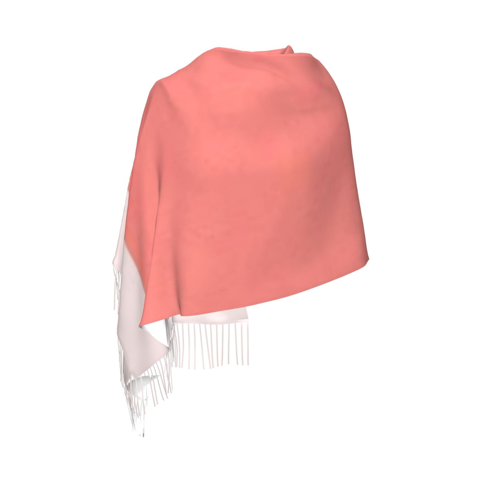 Faux Cashmere Warm Tassel Scarf (Vertical)