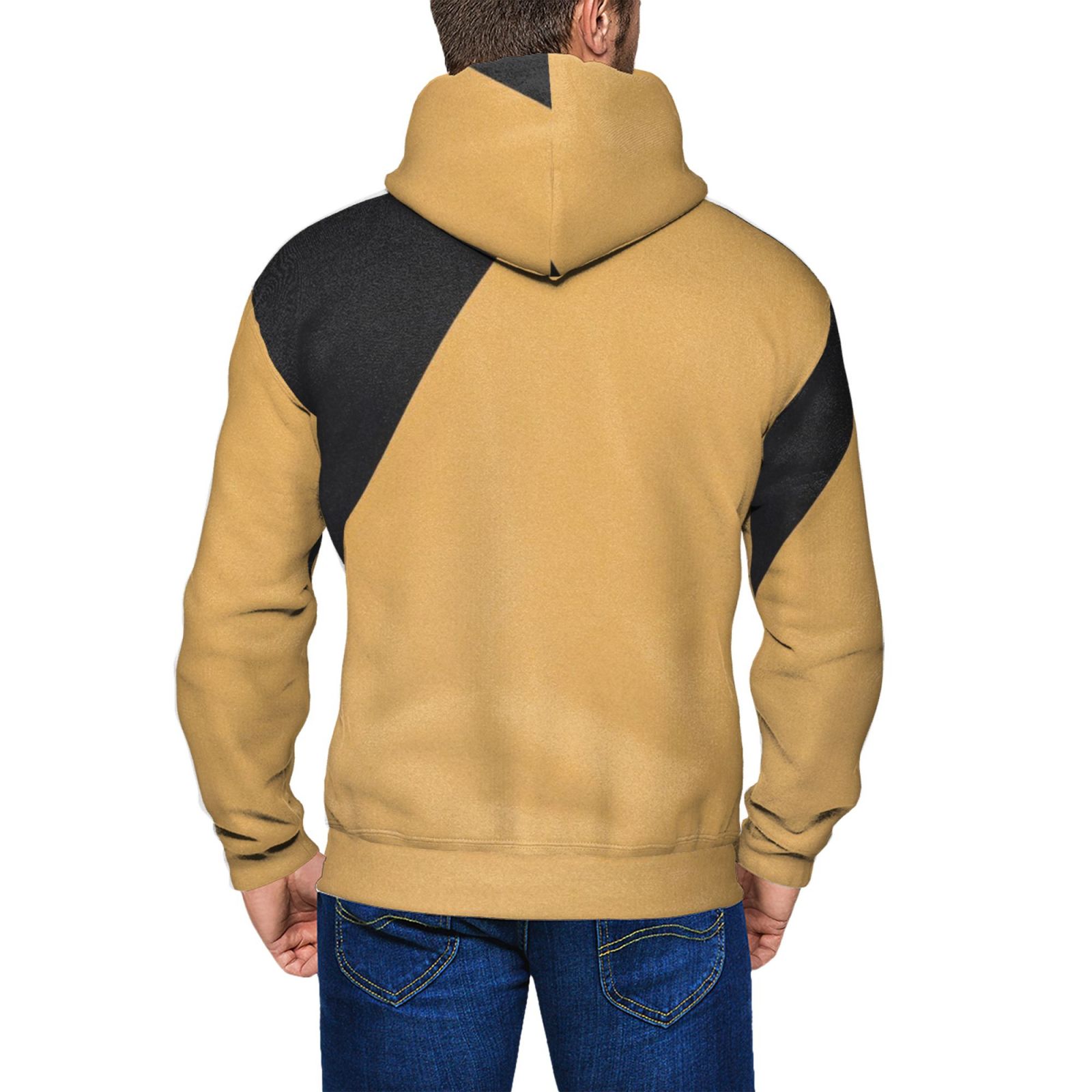 Men's fleece long-sleeved jacket