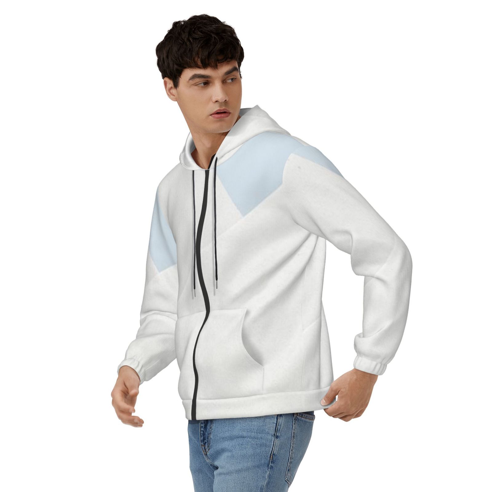 Men's fleece long-sleeved jacket