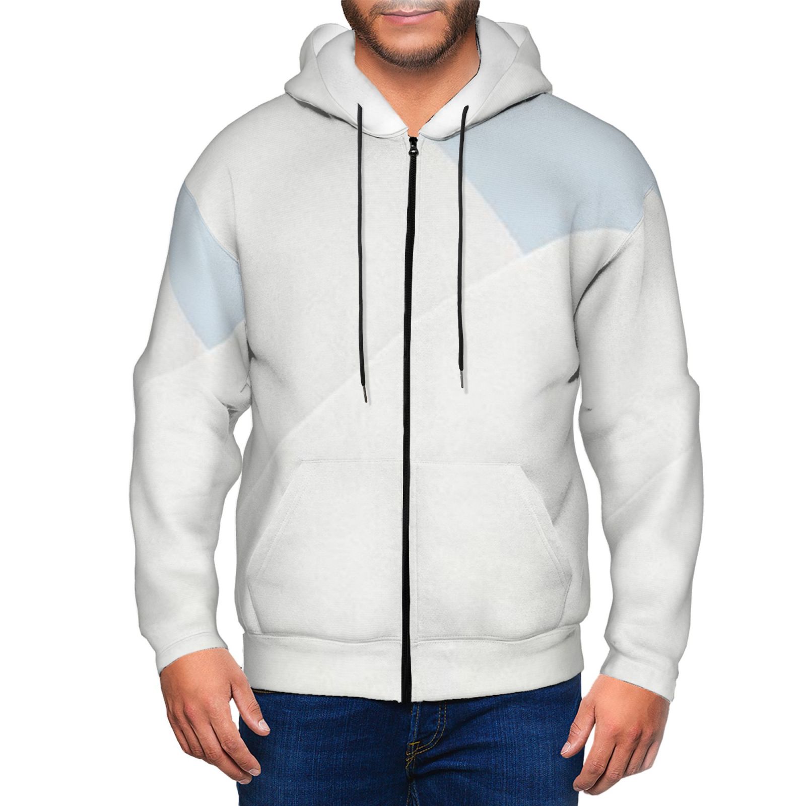 Men's fleece long-sleeved jacket