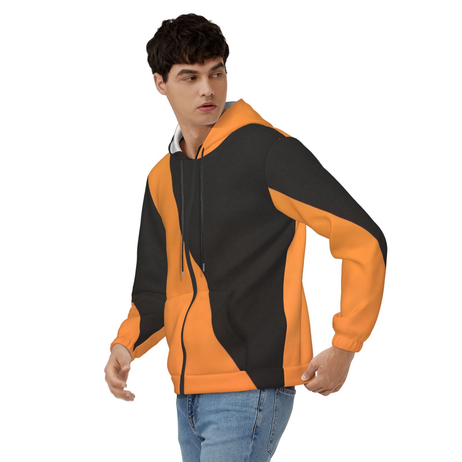 Men's fleece long-sleeved jacket