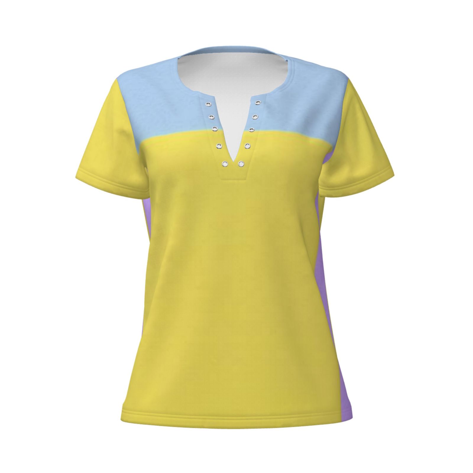 Women's Sexy Deep V Neck Short Sleeve T-Shirt