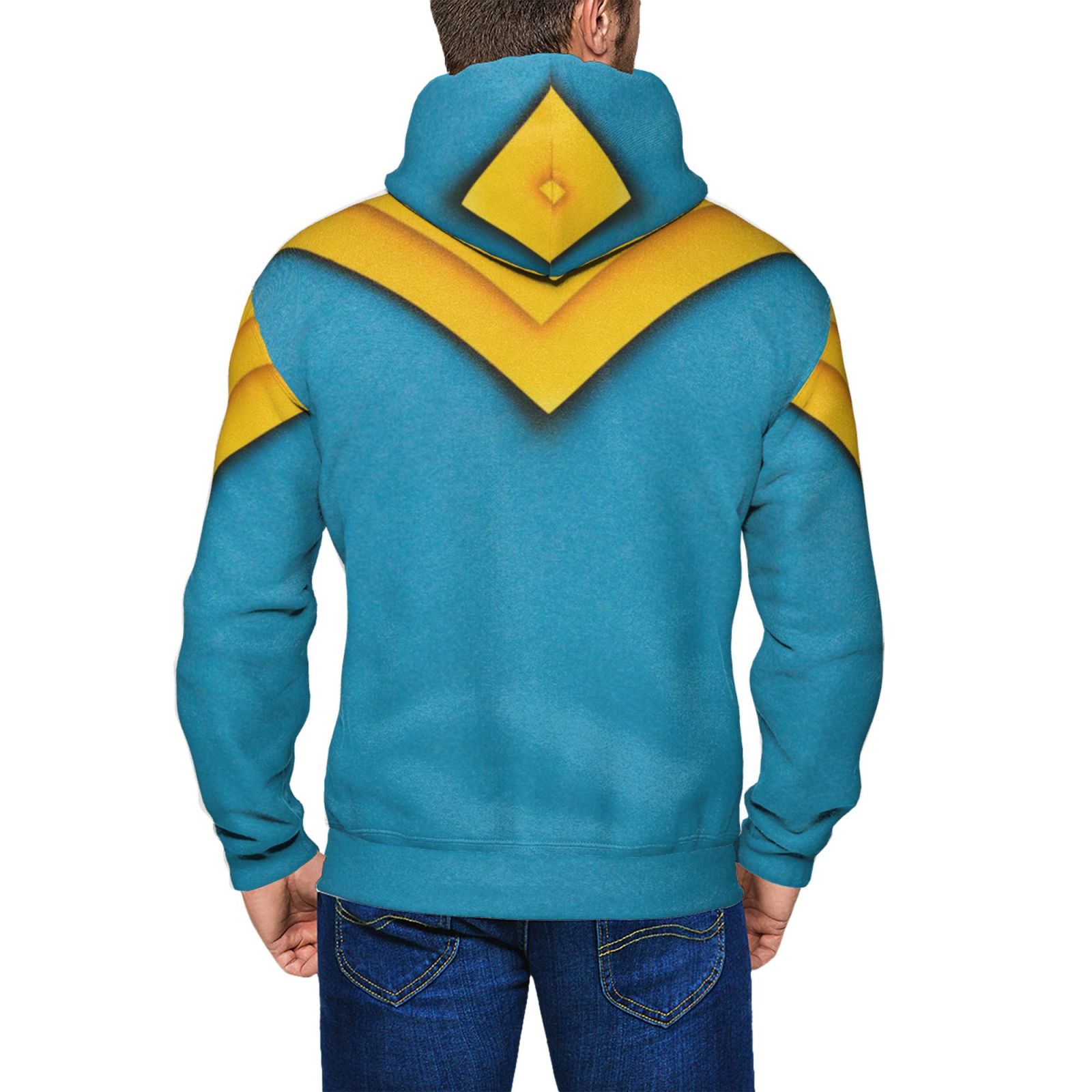Men's fleece long-sleeved jacket