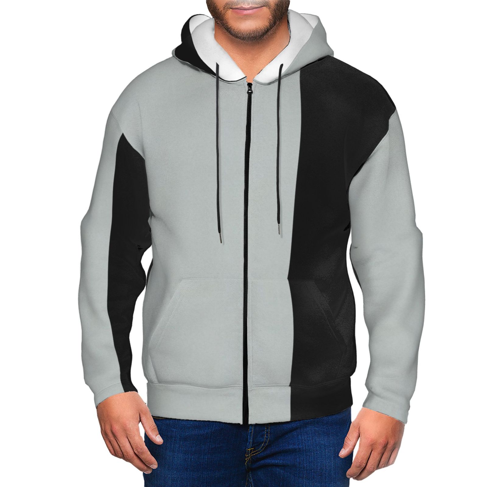 Men's fleece long-sleeved jacket