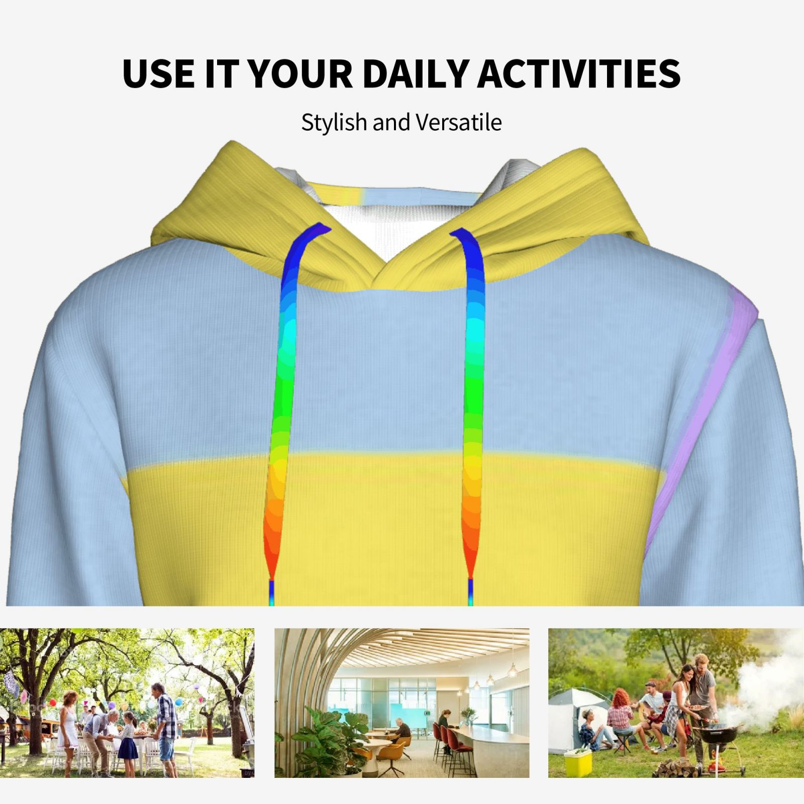 Women's hooded sweatshirt