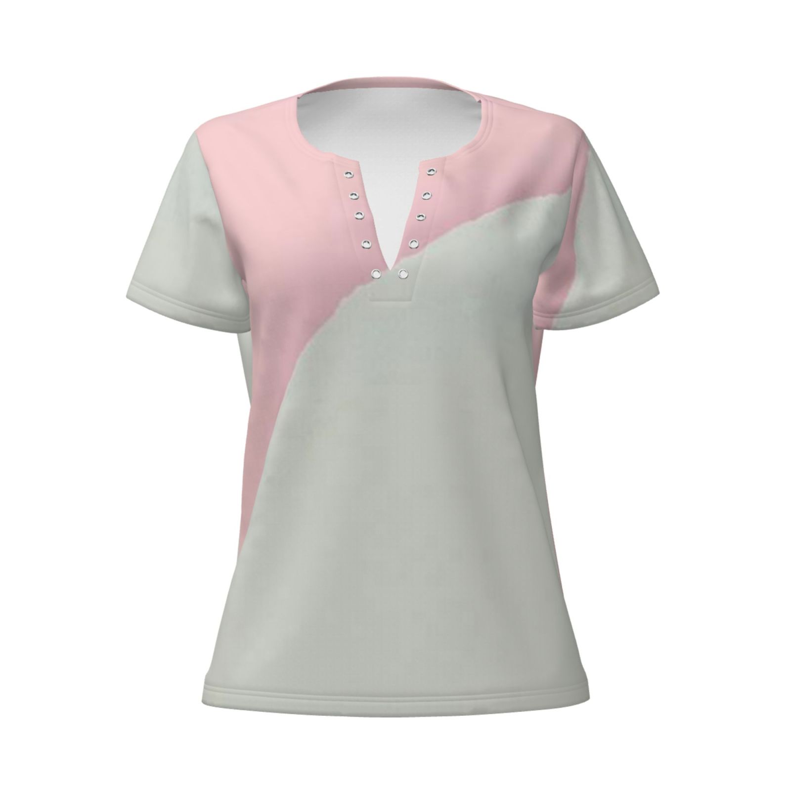 Women's Sexy Deep V Neck Short Sleeve T-Shirt