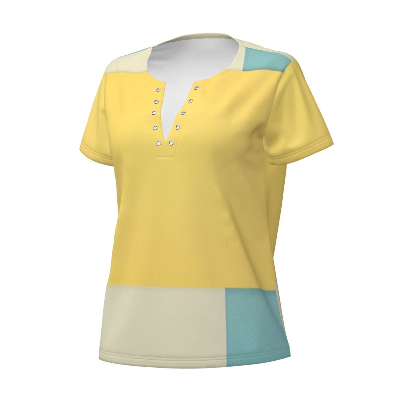 Women's Sexy Deep V Neck Short Sleeve T-Shirt