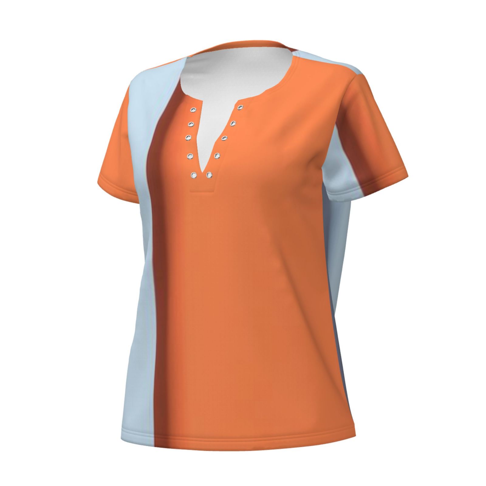 Women's Sexy Deep V Neck Short Sleeve T-Shirt